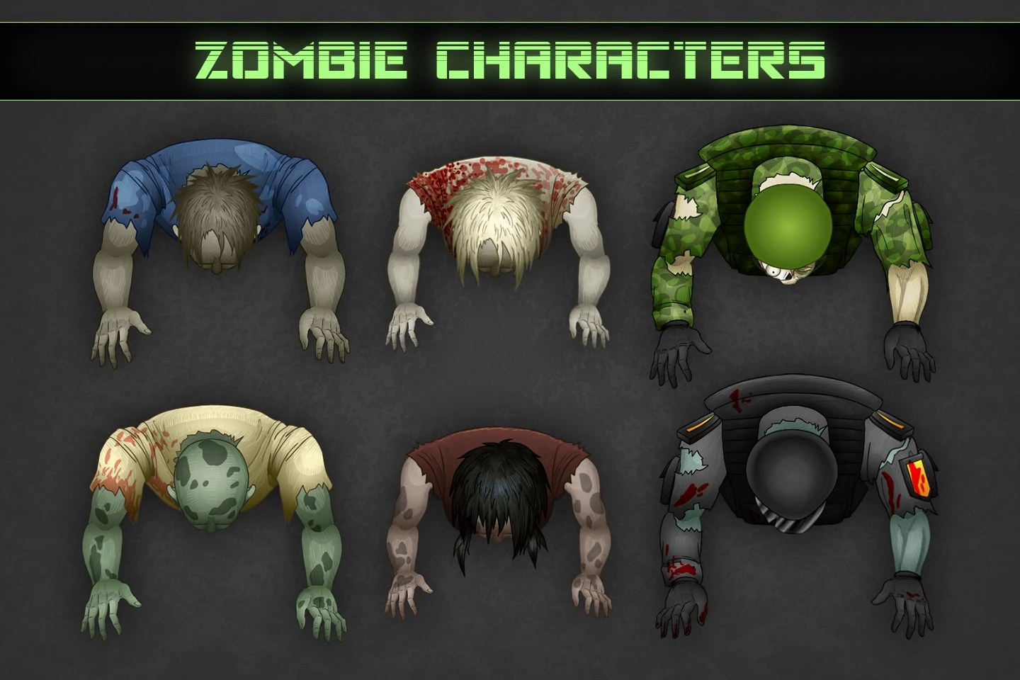 Zombie TDS 2D Game Kit