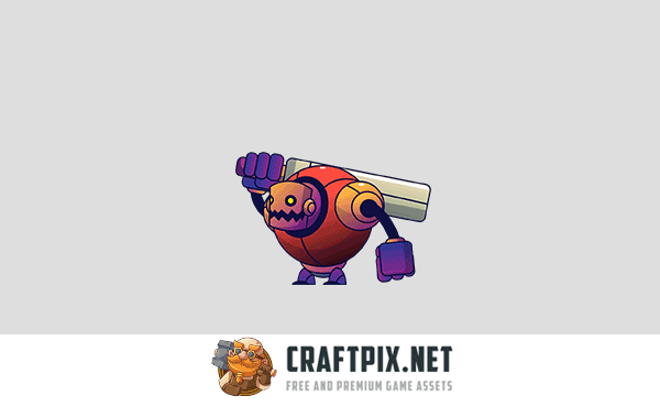 Robots V4 Game Sprite Set