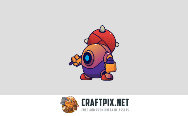Robots V4 Game Sprite Set