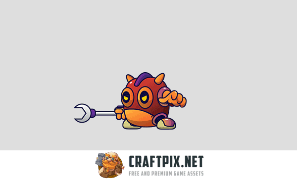 Robots V4 Game Sprite Set