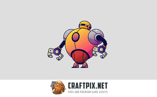 Robots V4 Game Sprite Set
