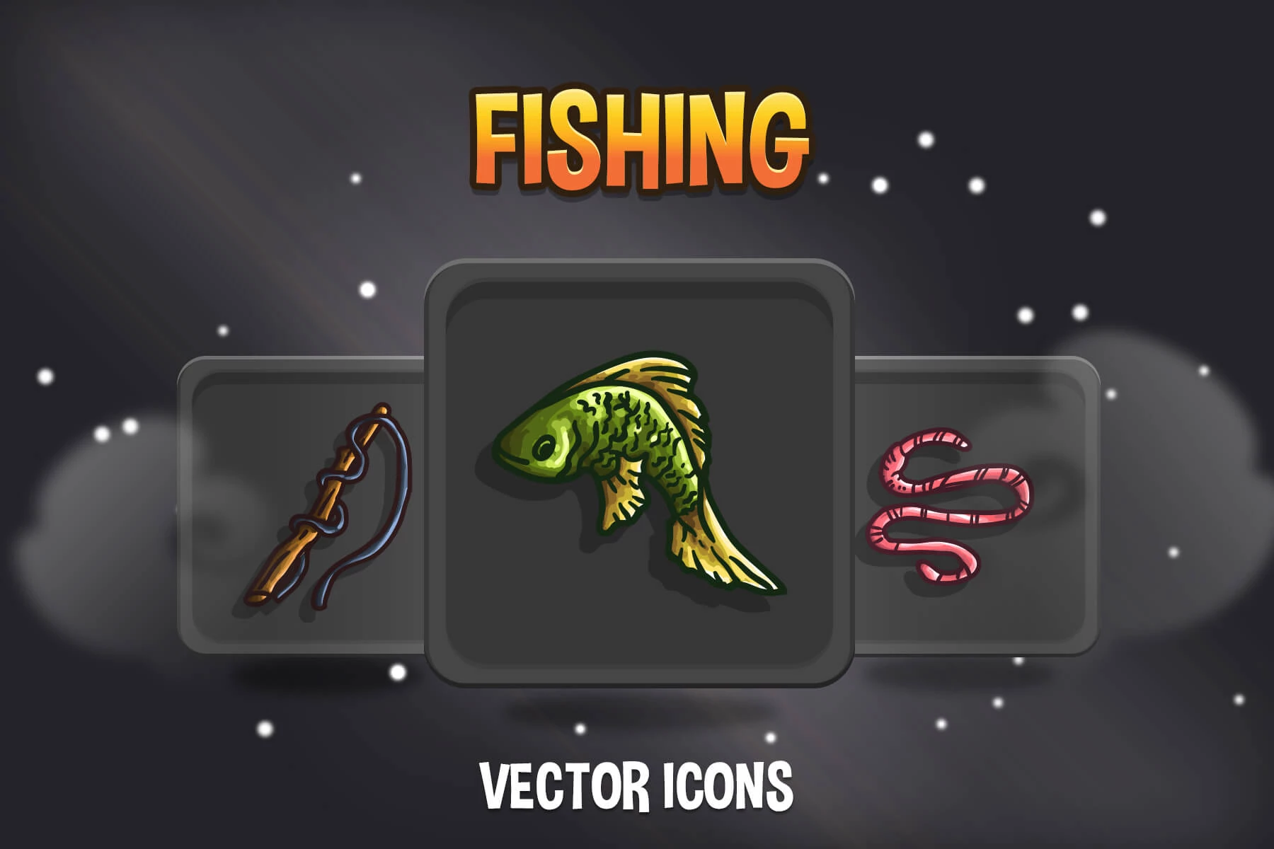 Fishing Game Icons