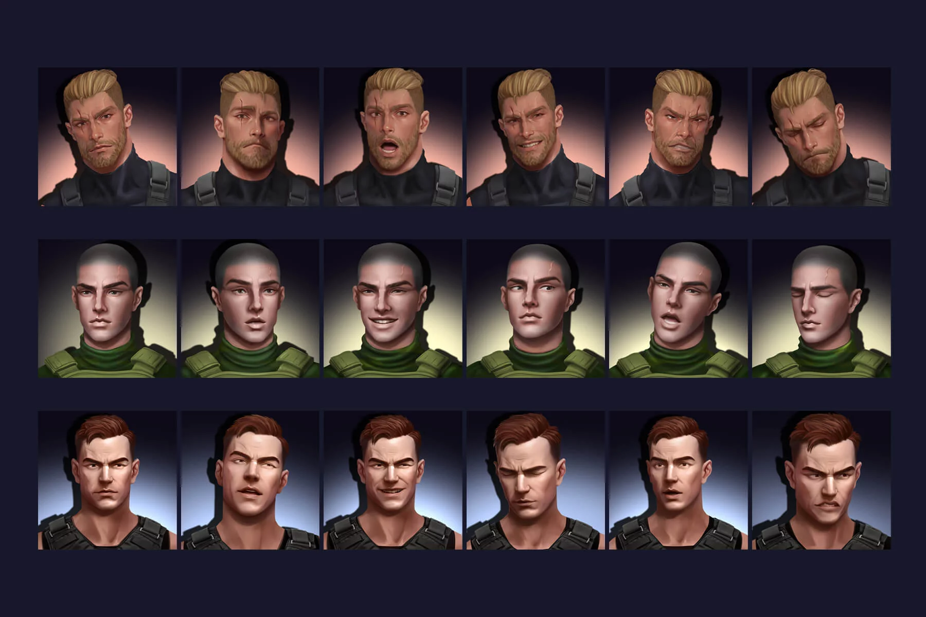 Soldier Emote 512×512 Icons for Game UI