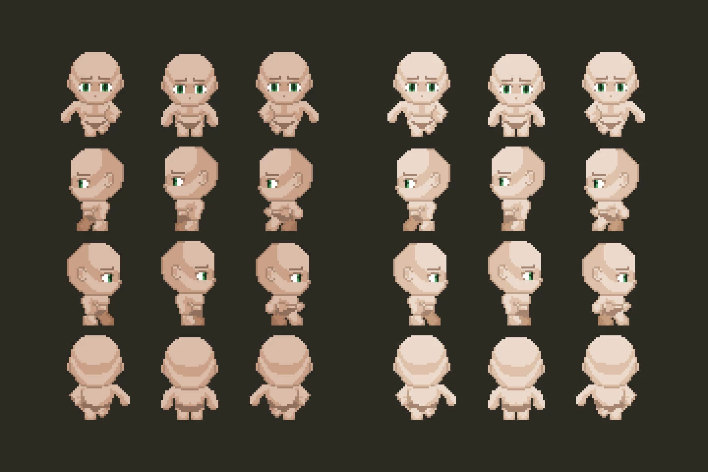 RPG Character Sprite Sheet Generator