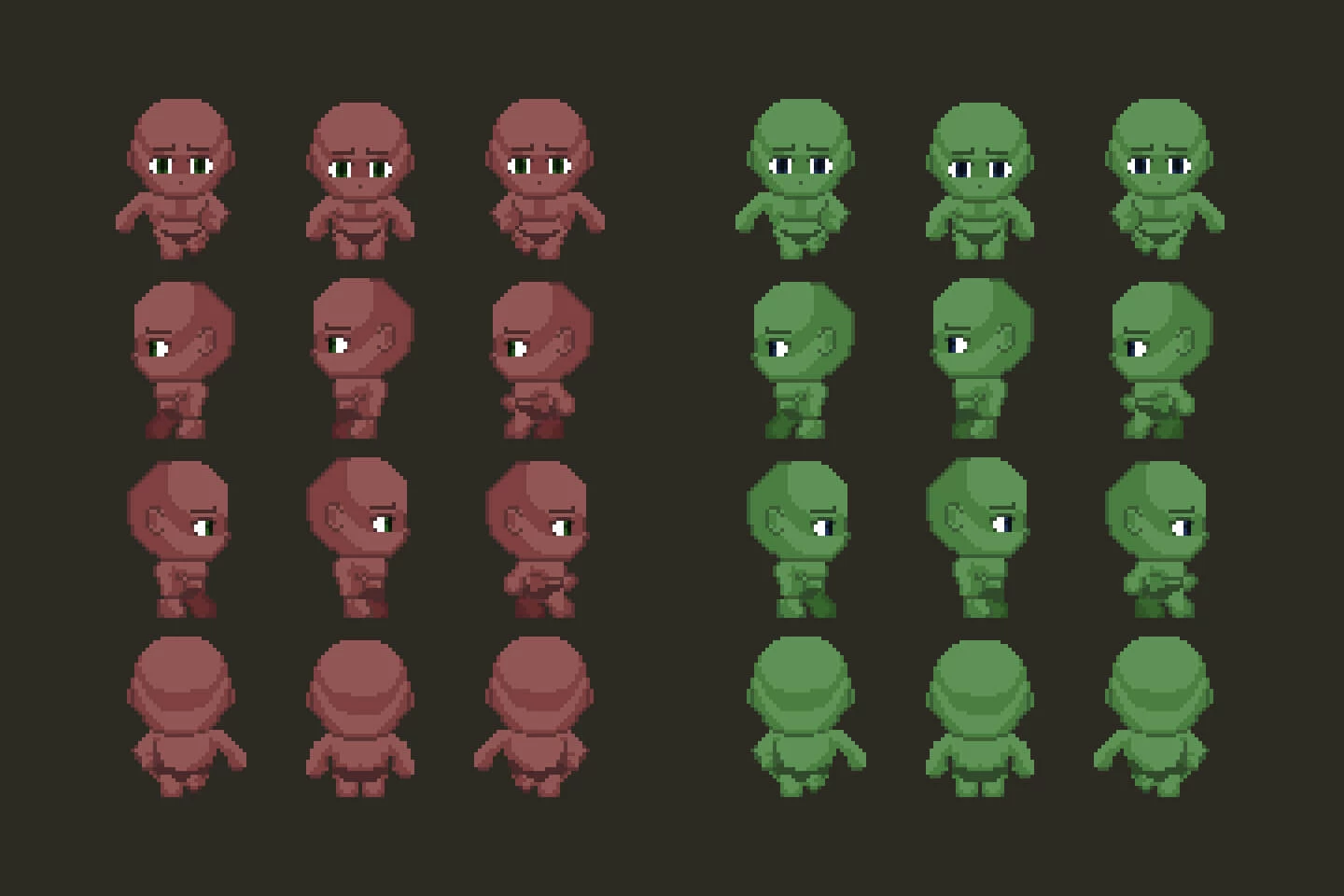 RPG Character Sprite Sheet Generator