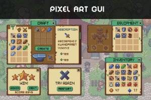 基础像素风RPG界面素材包