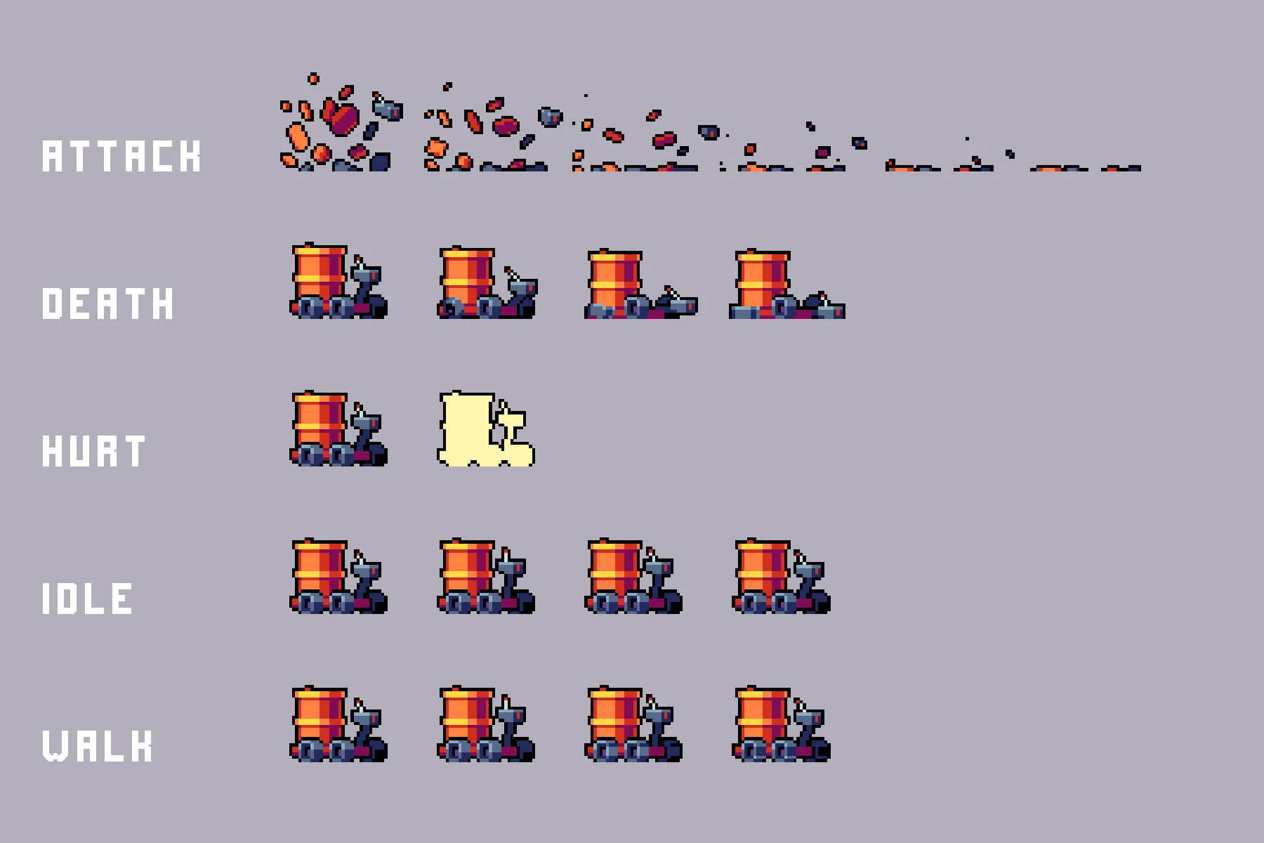 Enemies Chinese Street Pixel Art