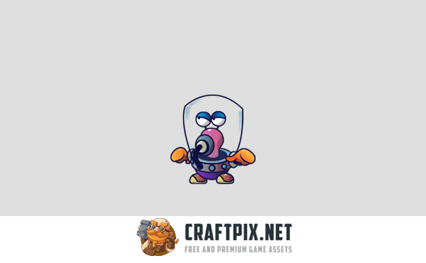 Alien V2 Enemy Sprite Set