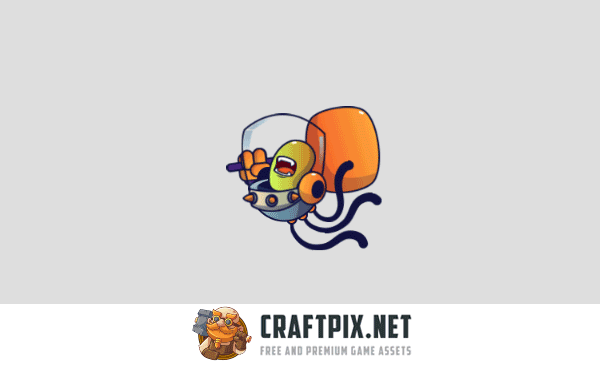 Alien V2 Enemy Sprite Set