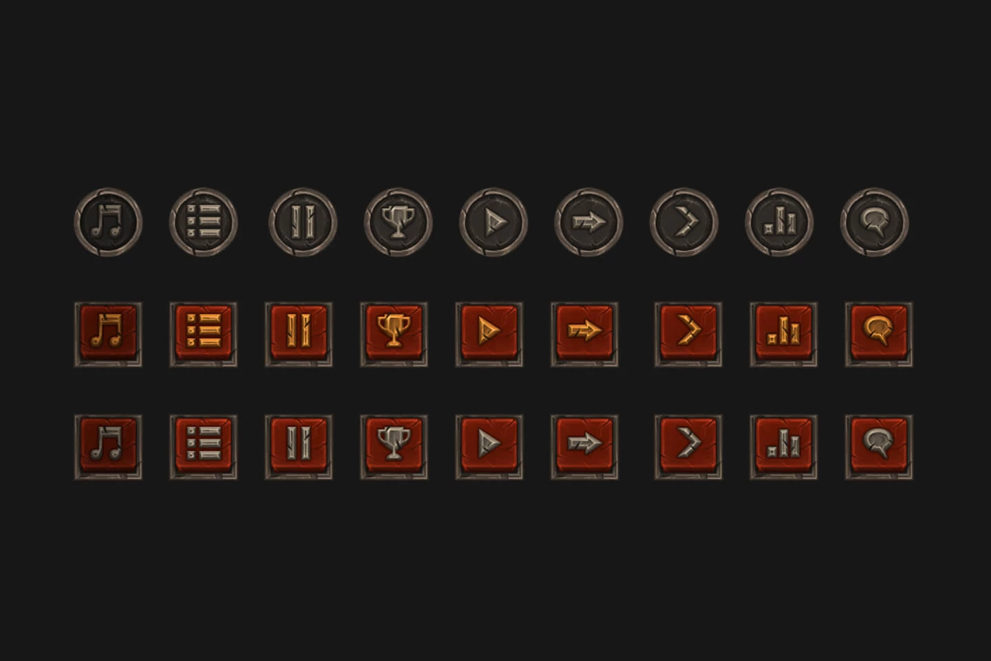Mobile Fantasy Game Interface