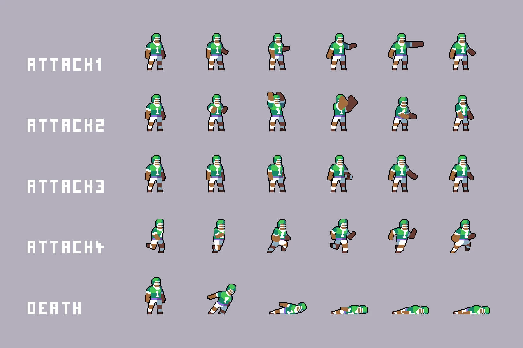 Bosses Pixel Art Sprite Sheet Pack