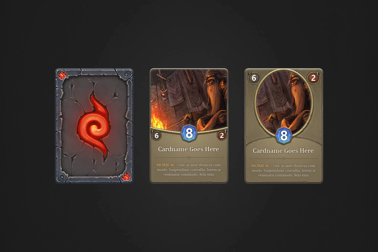 RPG TCG Card Template