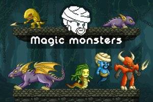 RPG怪物精灵像素艺术动画素材集