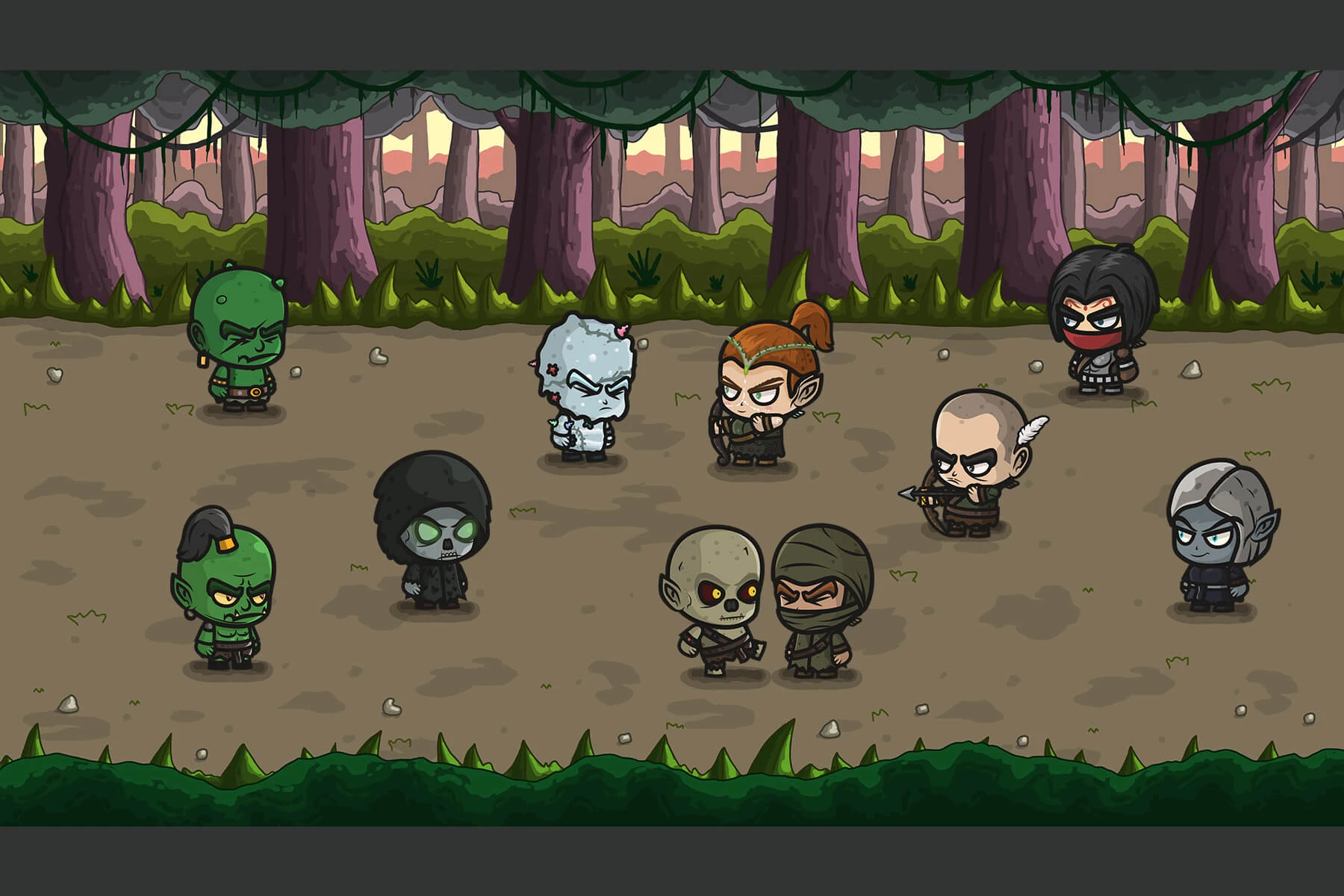 Forest Battle Backgrounds