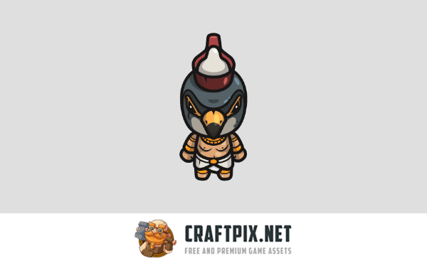 Mythology 2D Character Assets Anubis, Medusa & Horus