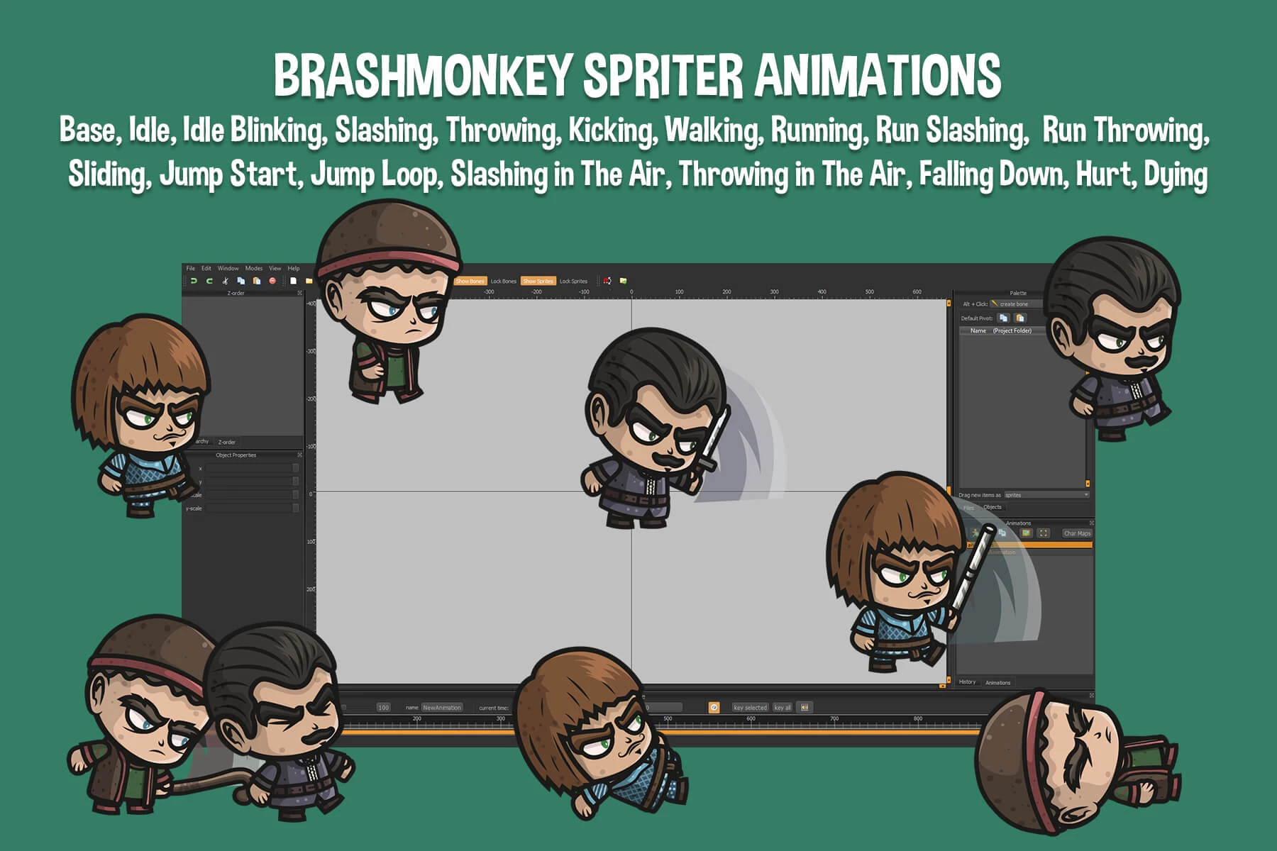Citizen Chibi Character Sprites