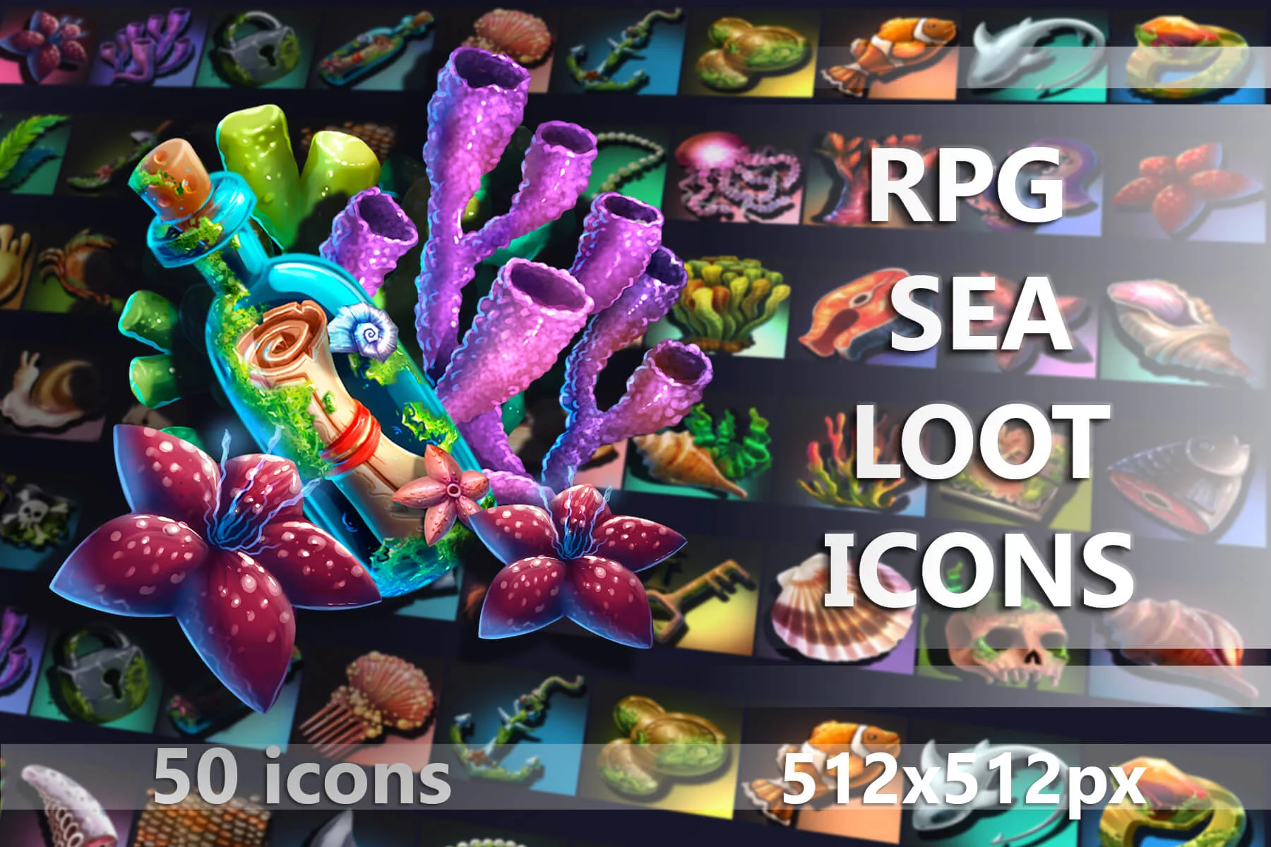 RPG Sea Loot Icons