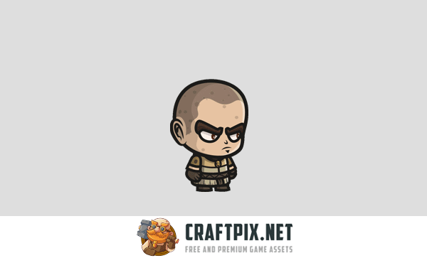 Priest Chibi Character Sprites