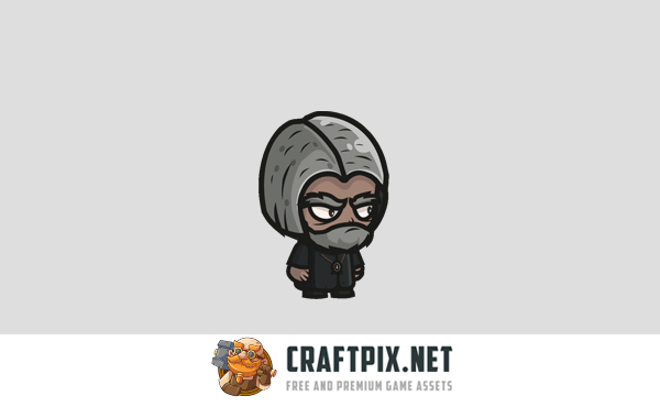 Chibi Time Keeper Character Sprites