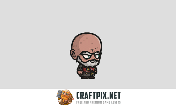 Chibi Time Keeper Character Sprites