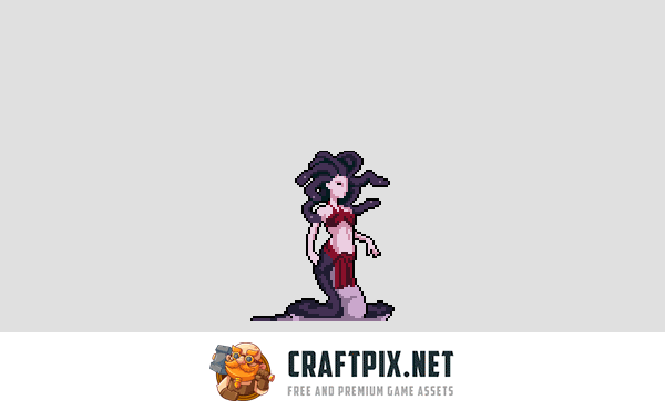 Gorgon Pixel Art Character Sprite Sheets