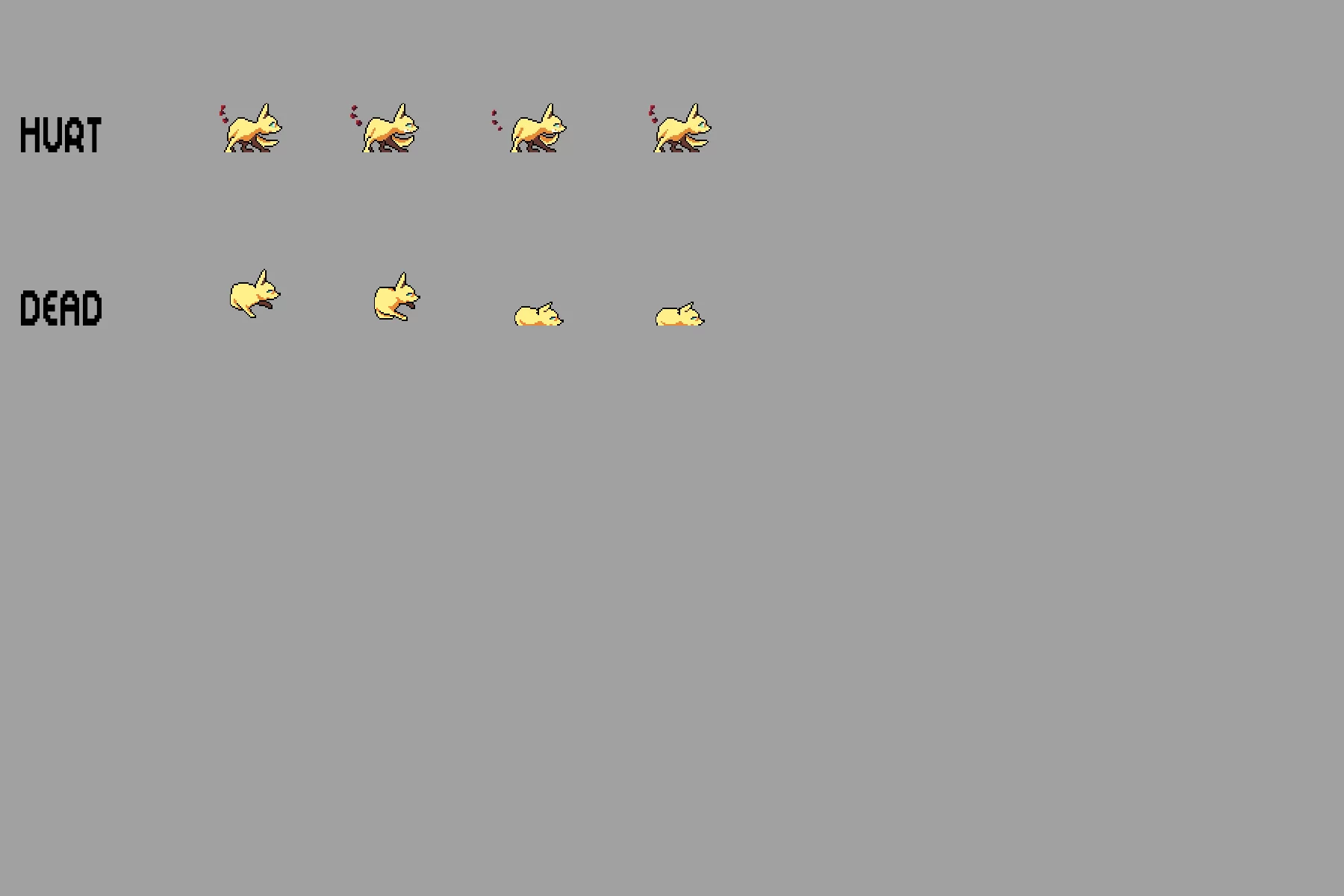 Pet Pixel Art Character Sprite Sheets
