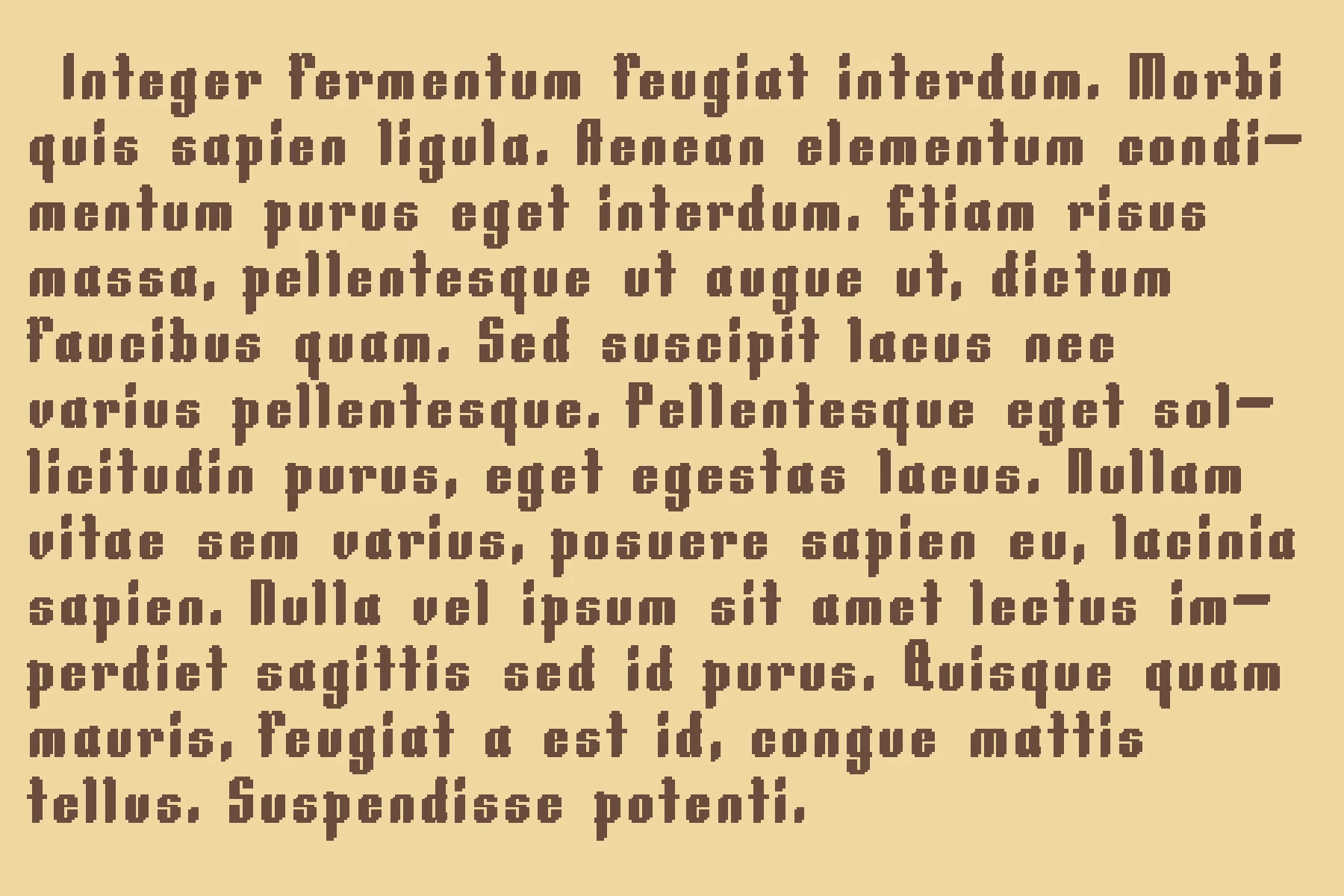 Simplified Medieval Gothic Pixel Font For Video Games