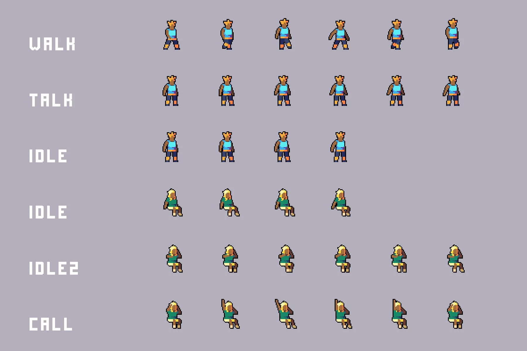 Cyberpunk Pixel Bar & Cafe NPC Asset Pack