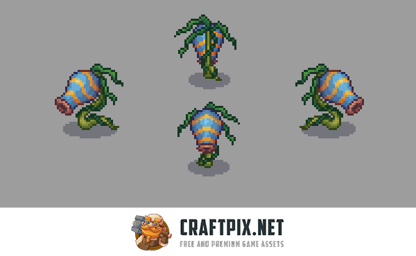 Predator Plant Mobs Pixel Art Pack