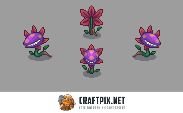 Predator Plant Mobs Pixel Art Pack