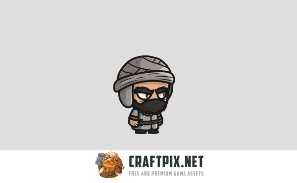 Persian and Arab Warriors Chibi Character Pack