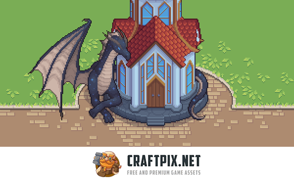 Mage Tower Top-Down Pixel Art Asset Pack