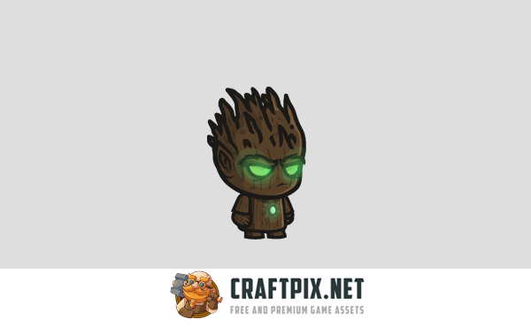 Forest Guardian Chibi Character Sprites