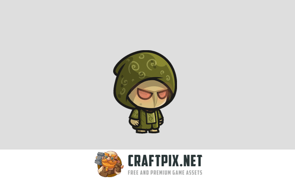 Forest Guardian Chibi Character Sprites