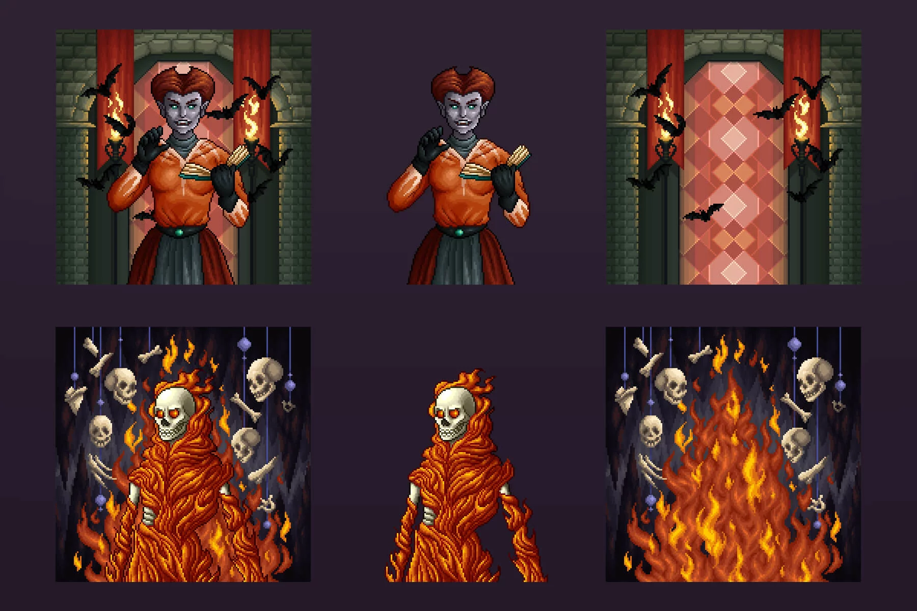 Undead TCG Cards Pixel Art Asset Pack