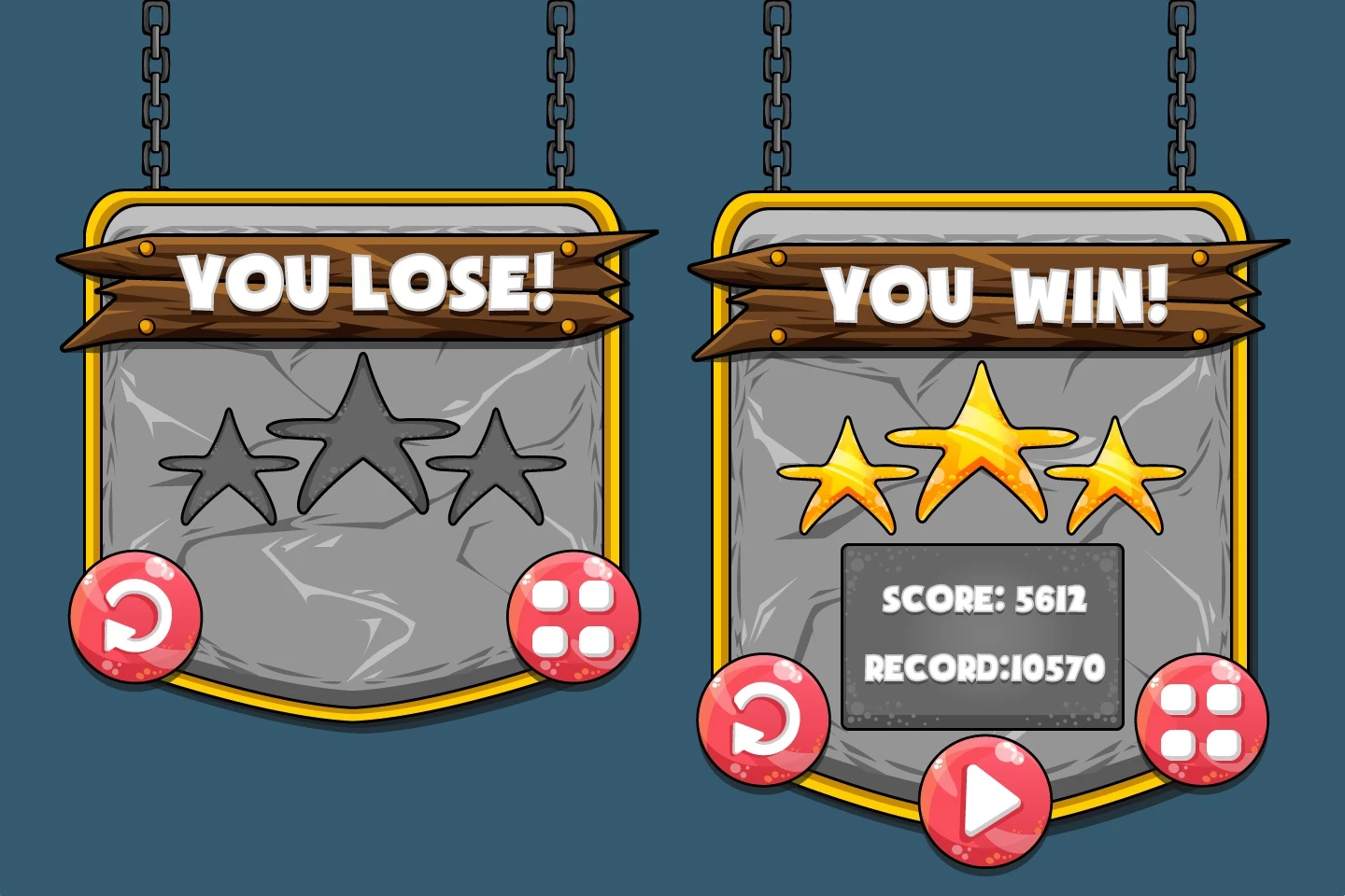 Underwater World Game UI