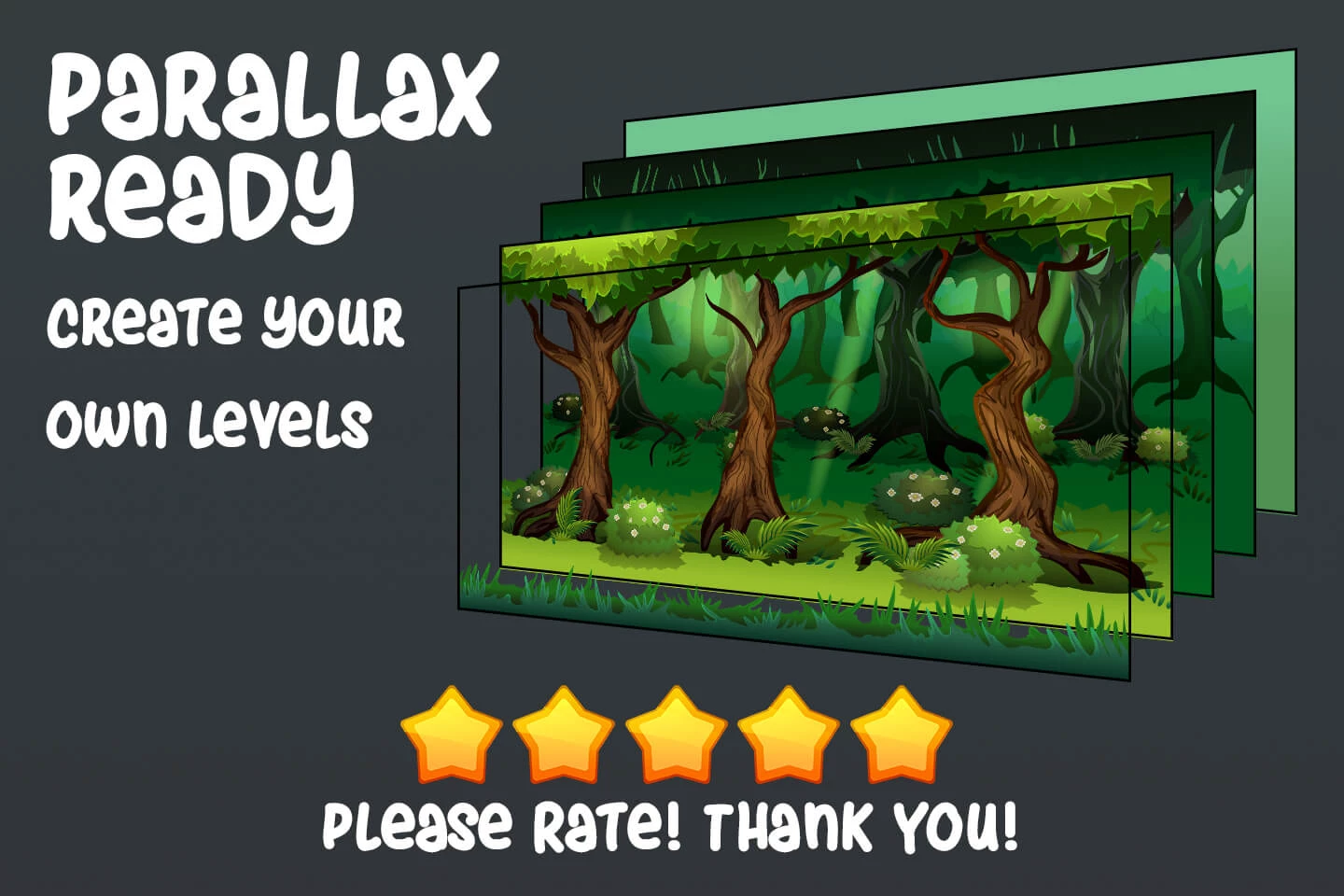 Cartoon Forest Game Backgrounds