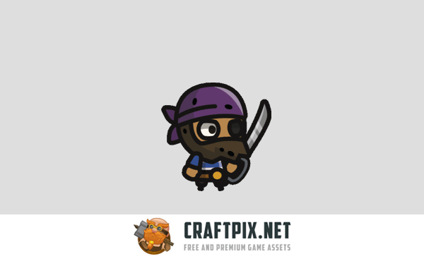 Pirate Tiny Style 2D Character Sprites
