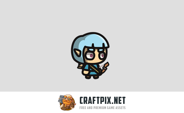 Elf Tiny Style 2D Character Sprites