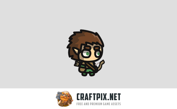 Elf Tiny Style 2D Character Sprites