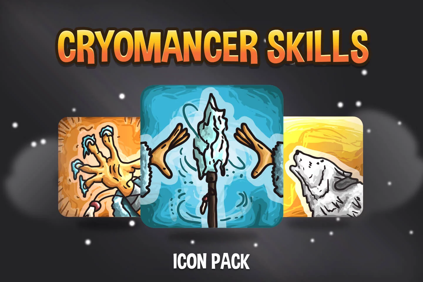 Cryomancer Skill RPG Icon Pack