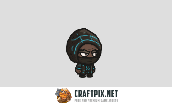 Chibi Cursed Alchemist Character Sprites