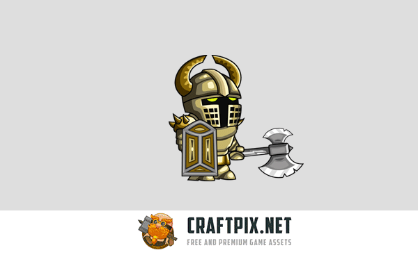 2D Fantasy Knight Character Sprite