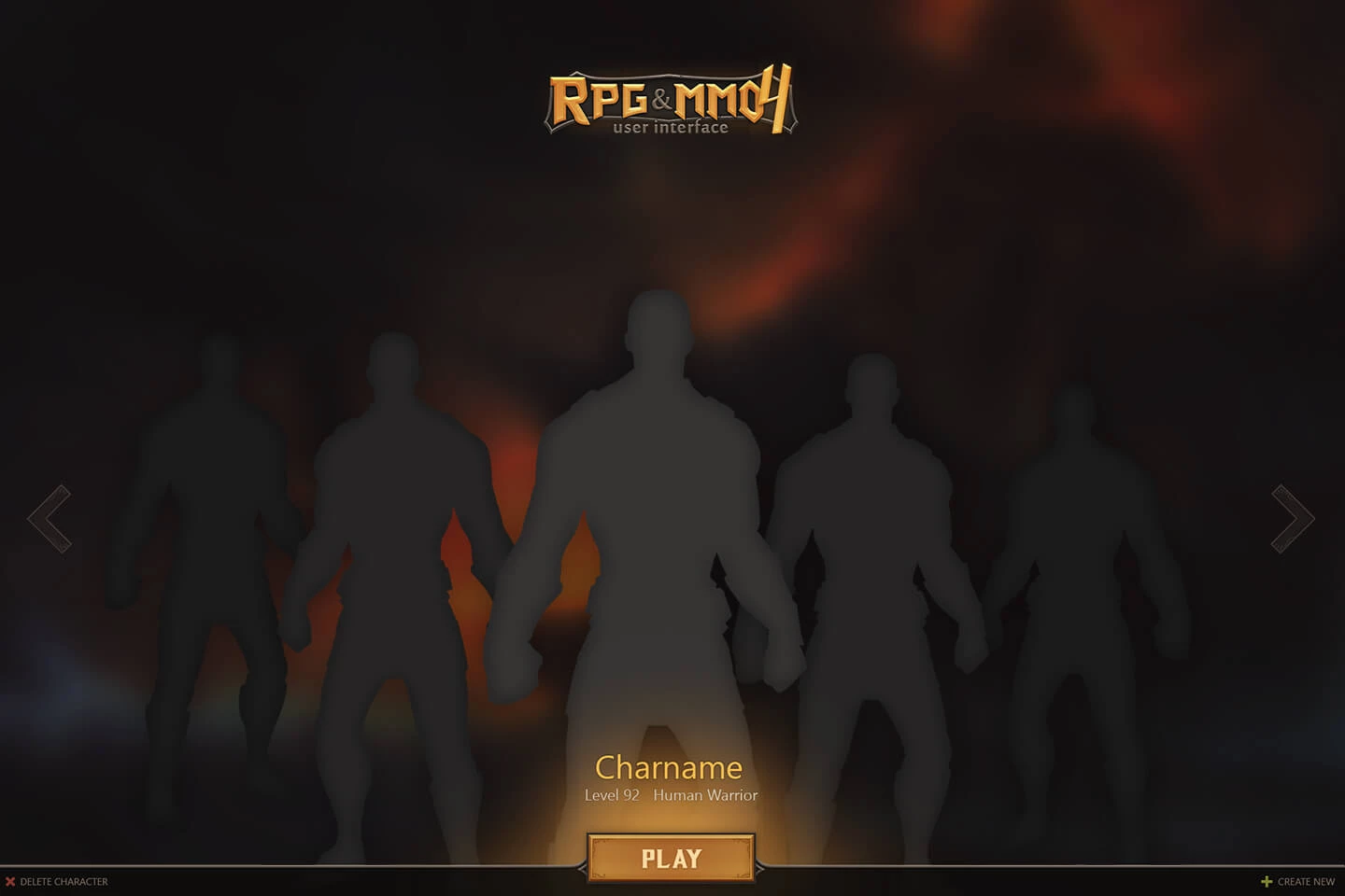 RPG and MMO UI 4