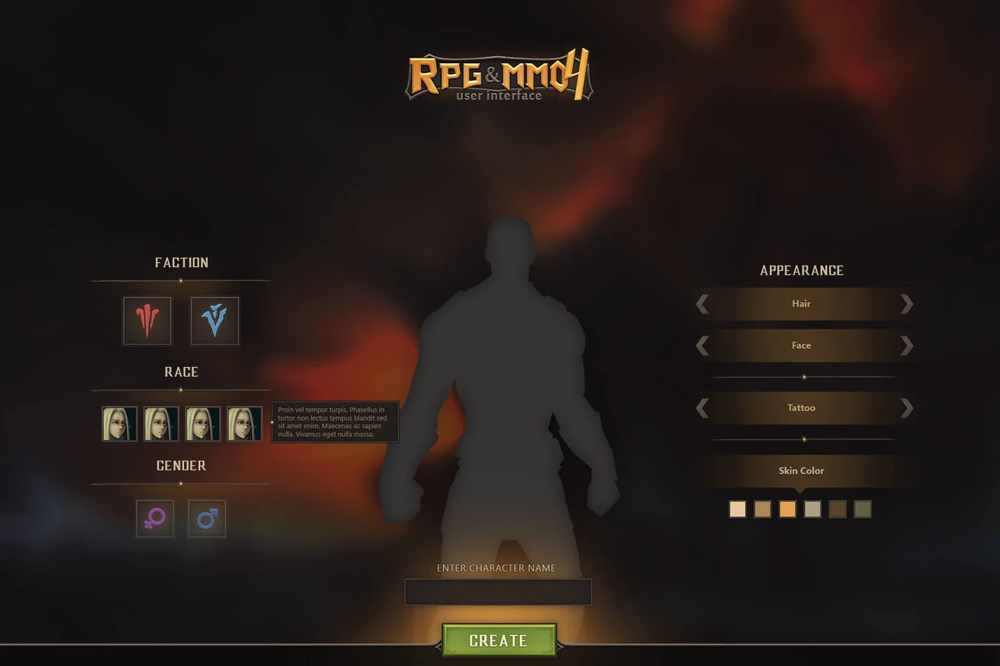 RPG and MMO UI 4