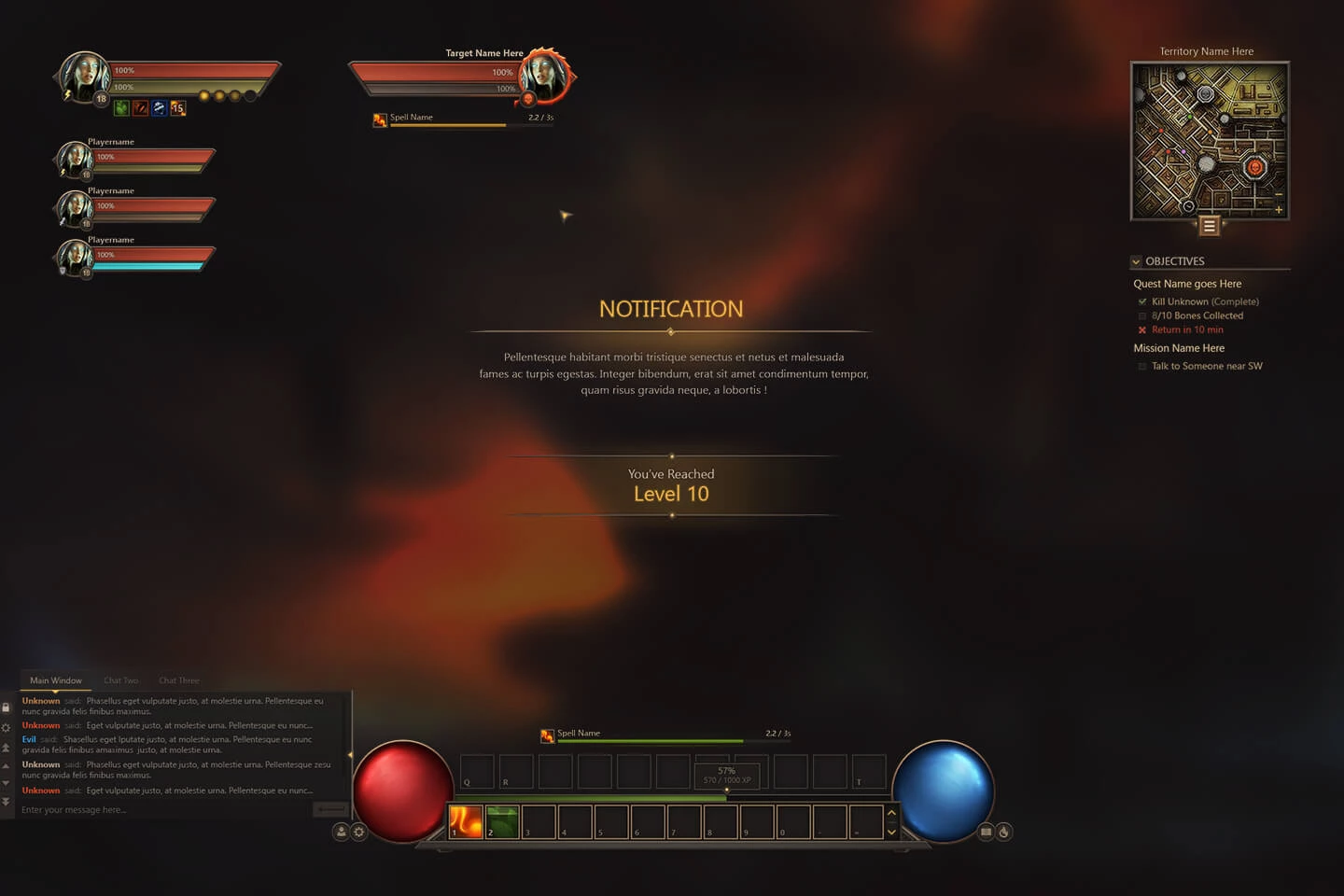 RPG and MMO UI 4
