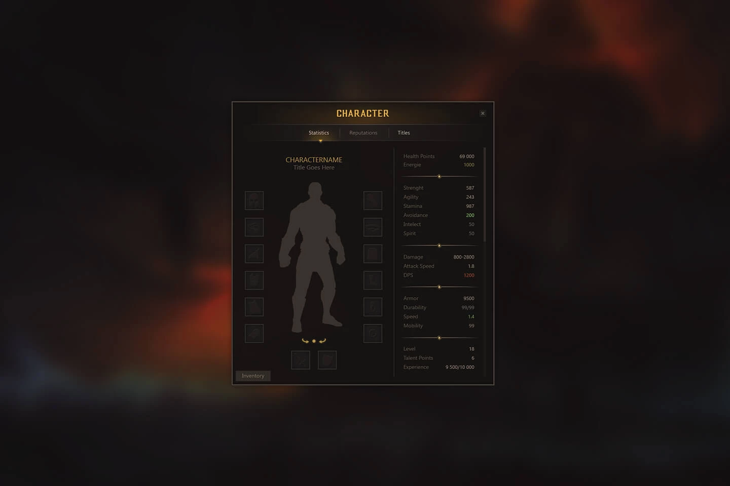 RPG and MMO UI 4