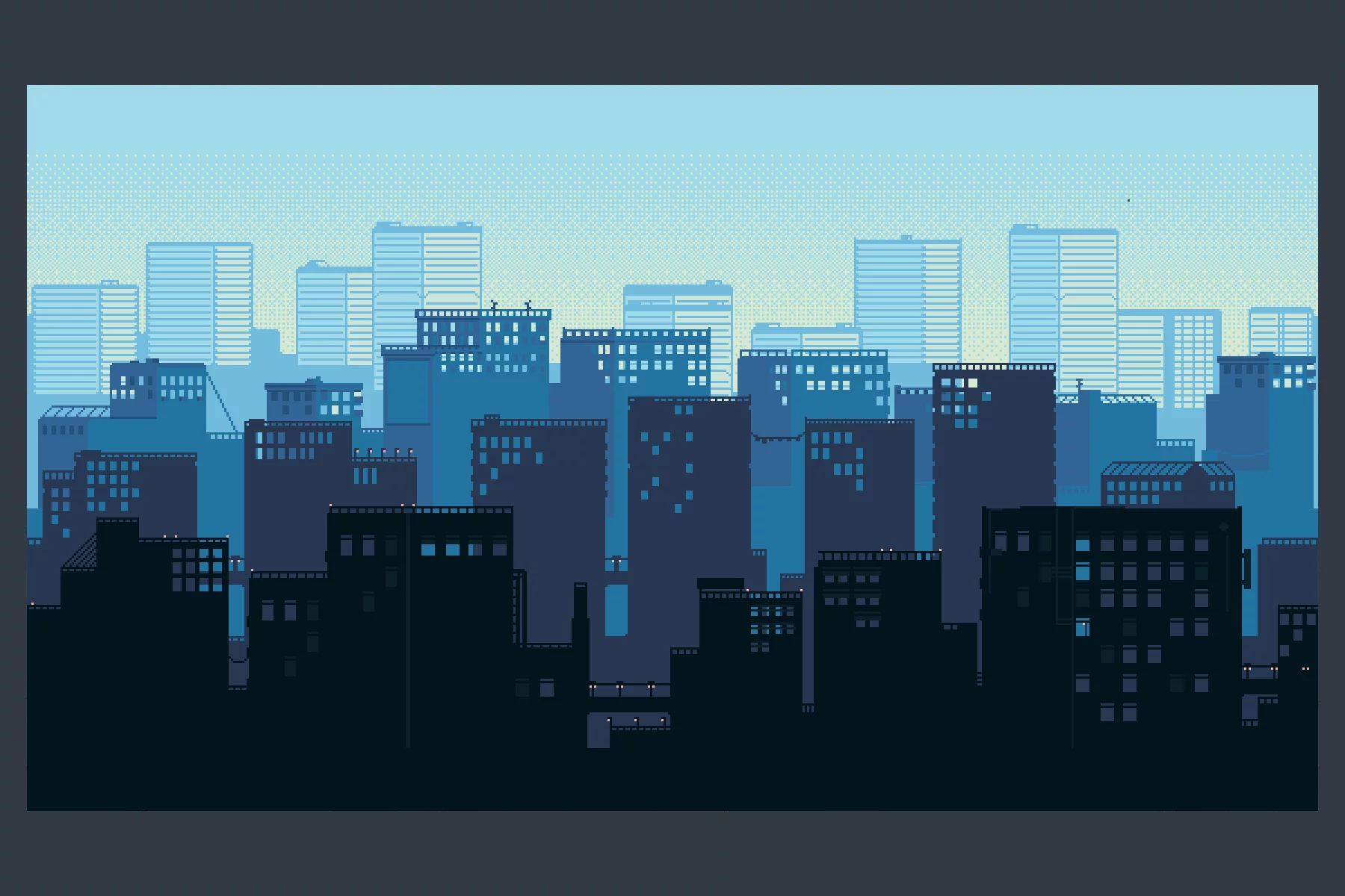 City Backgrounds Pixel Art