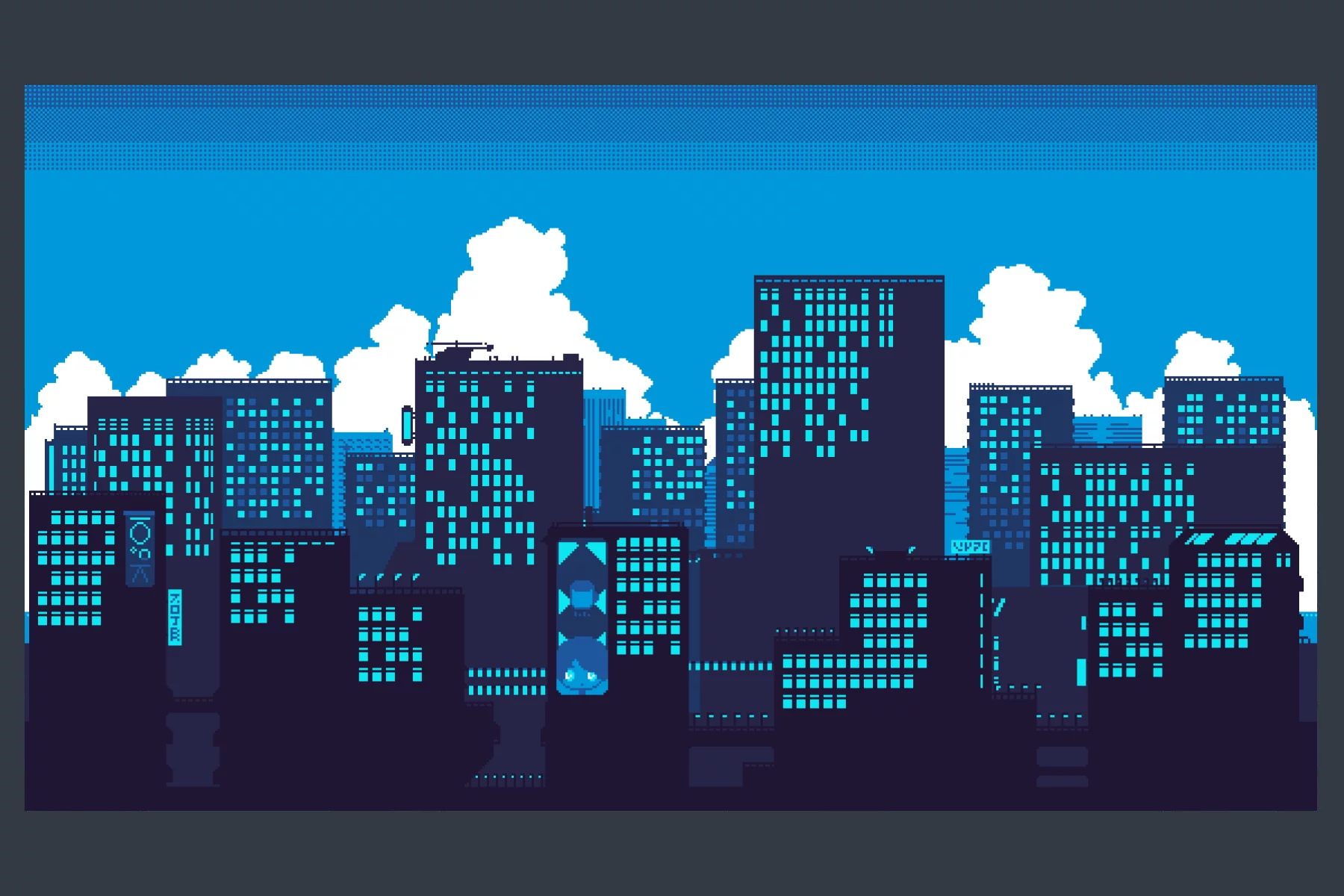 City Backgrounds Pixel Art
