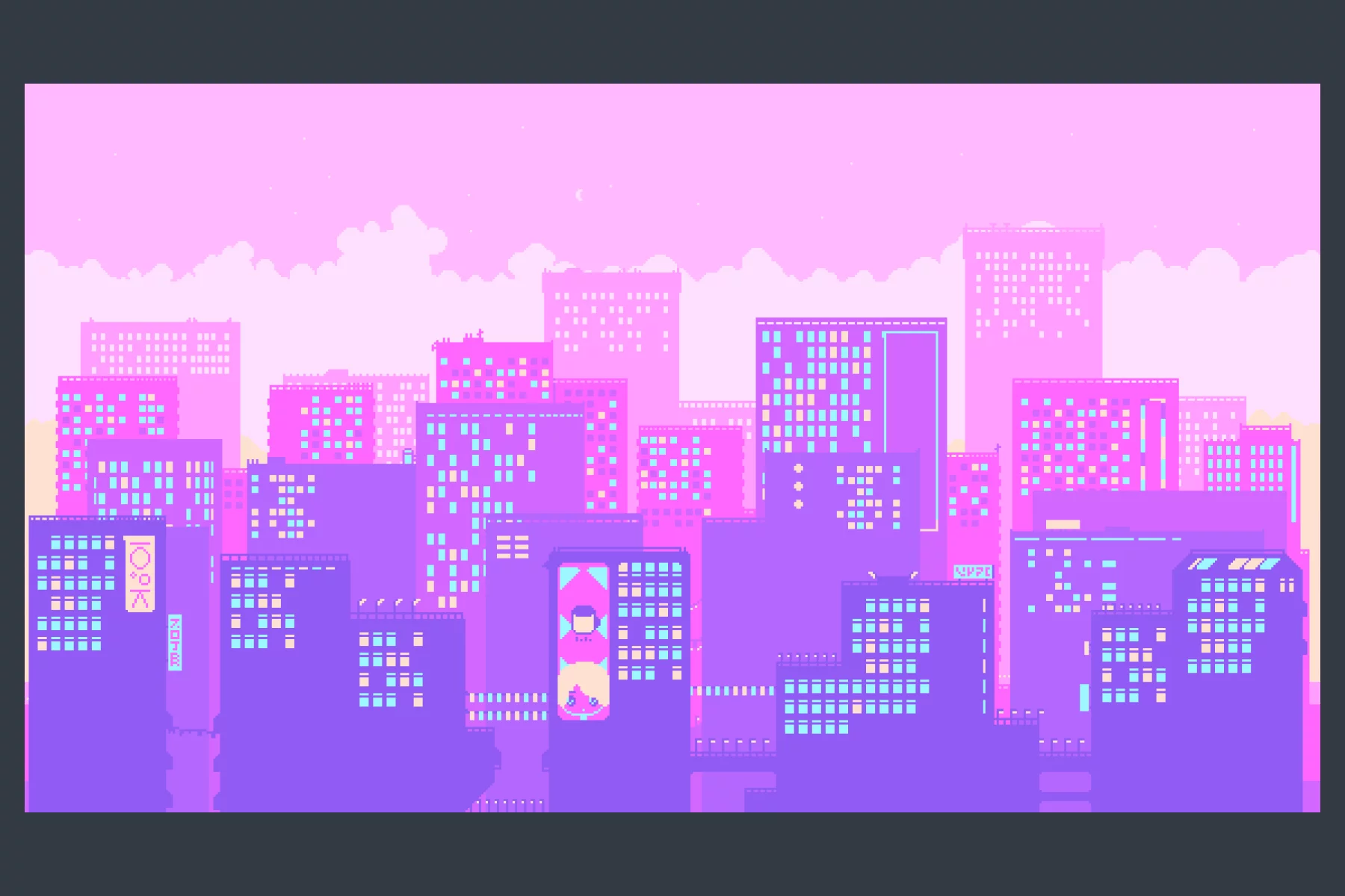 City Backgrounds Pixel Art